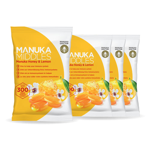 4 x Manuka Middles – Miód Manuka i cytryna