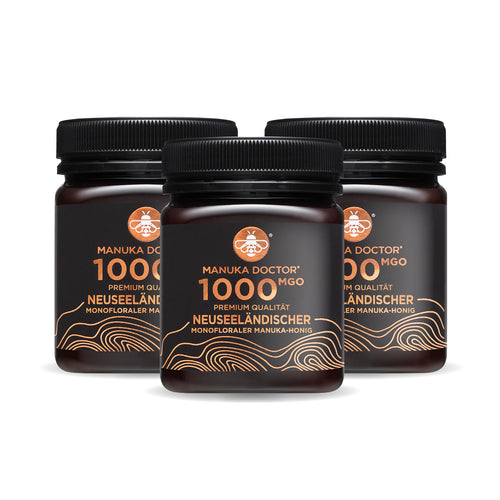 3 x 1000 MGO Miód Manuka 250g