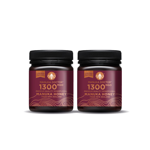 1300 MGO Miód Manuka 250 g - Monofloral - dwupak