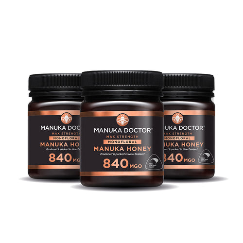 3 x 840 MGO Miód Manuka 250g